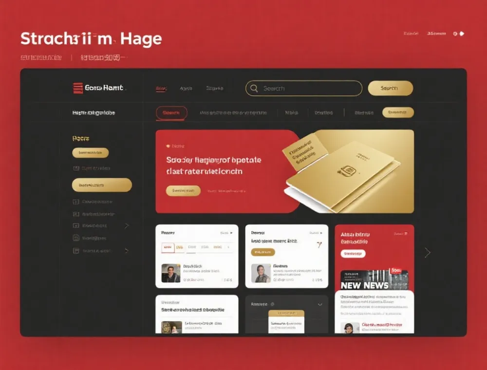 首页功能结构示意图