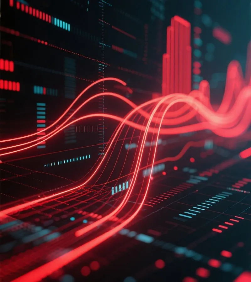 平台技术与数据可视化示意图